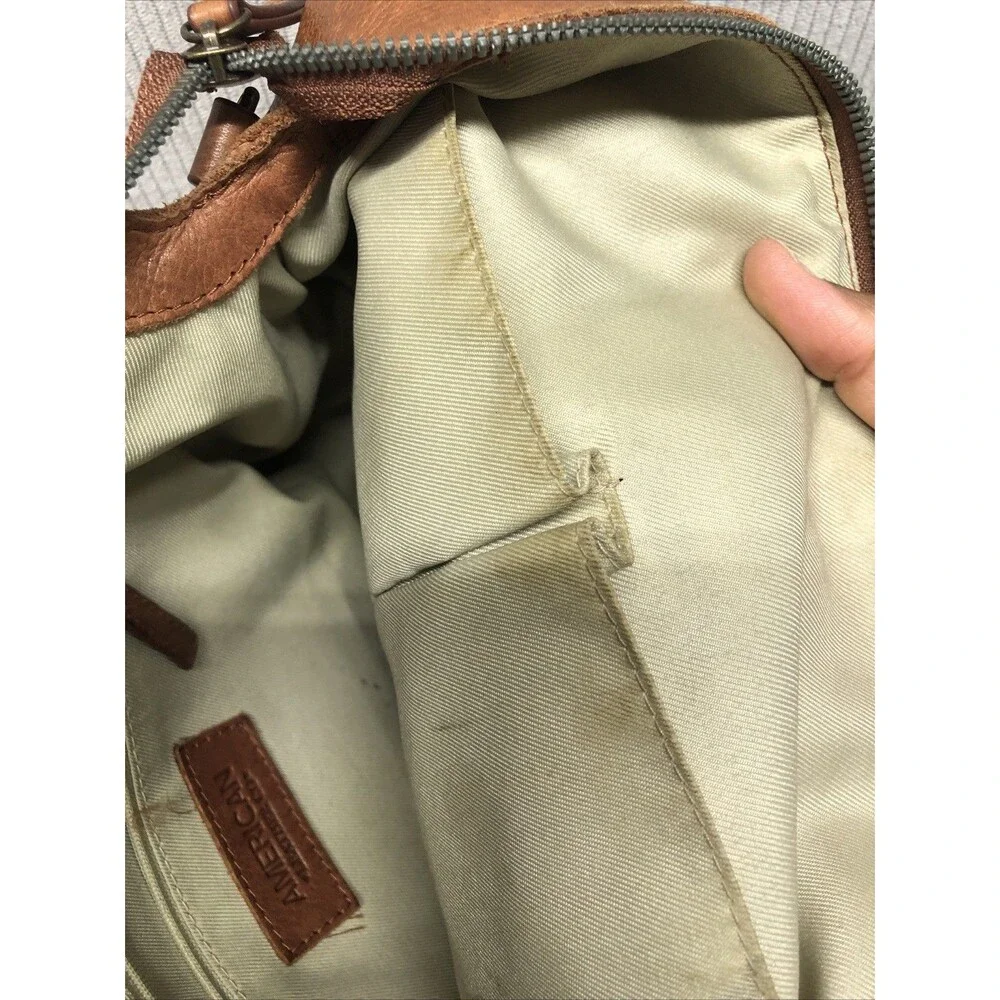 American Leather Company Purse Pockets Missing Crossbody Strap